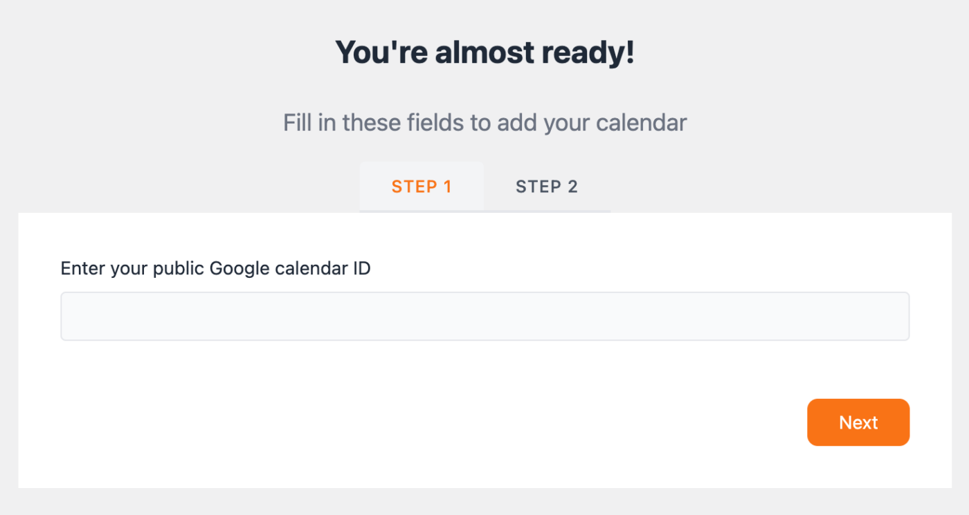 How to add your Google Calendar events into a Mailchimp campaign