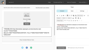 How to add your Google Calendar events into a MailChimp campaign